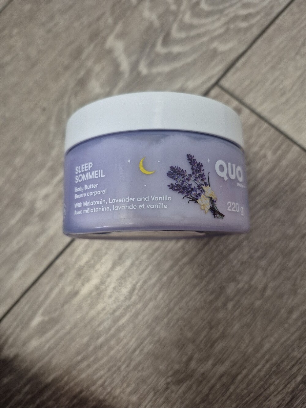 Quo Beauty Sleep Body Butter Infused With Melatonin, Lavender & Vanilla. 220g